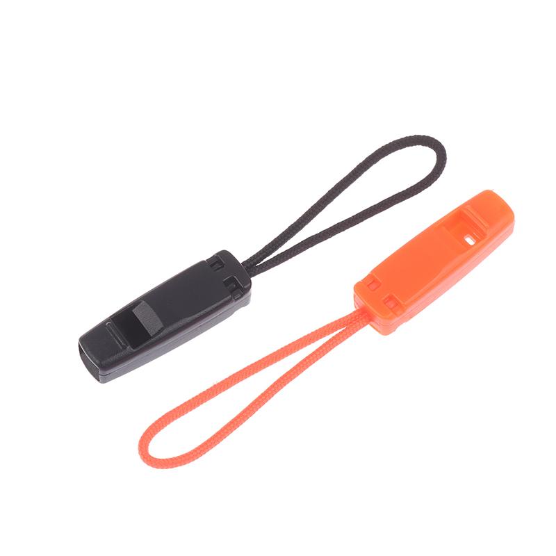 3Pcs Multifunctional Outdoor Survival Whistle Zipper Head Diy Sewing Accessories Wild Field Emergency Signal Cord Pullers