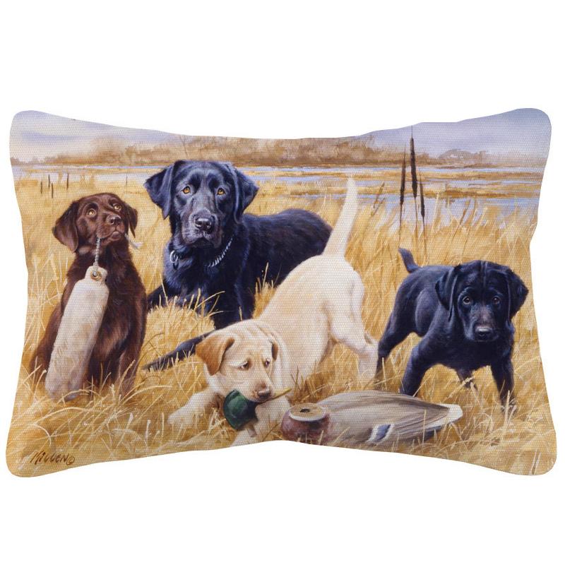 German Shorthaired Pointer Dog Yellow Labrador Cushion Cover Home Decorative Sofa Throw Pillow Case
