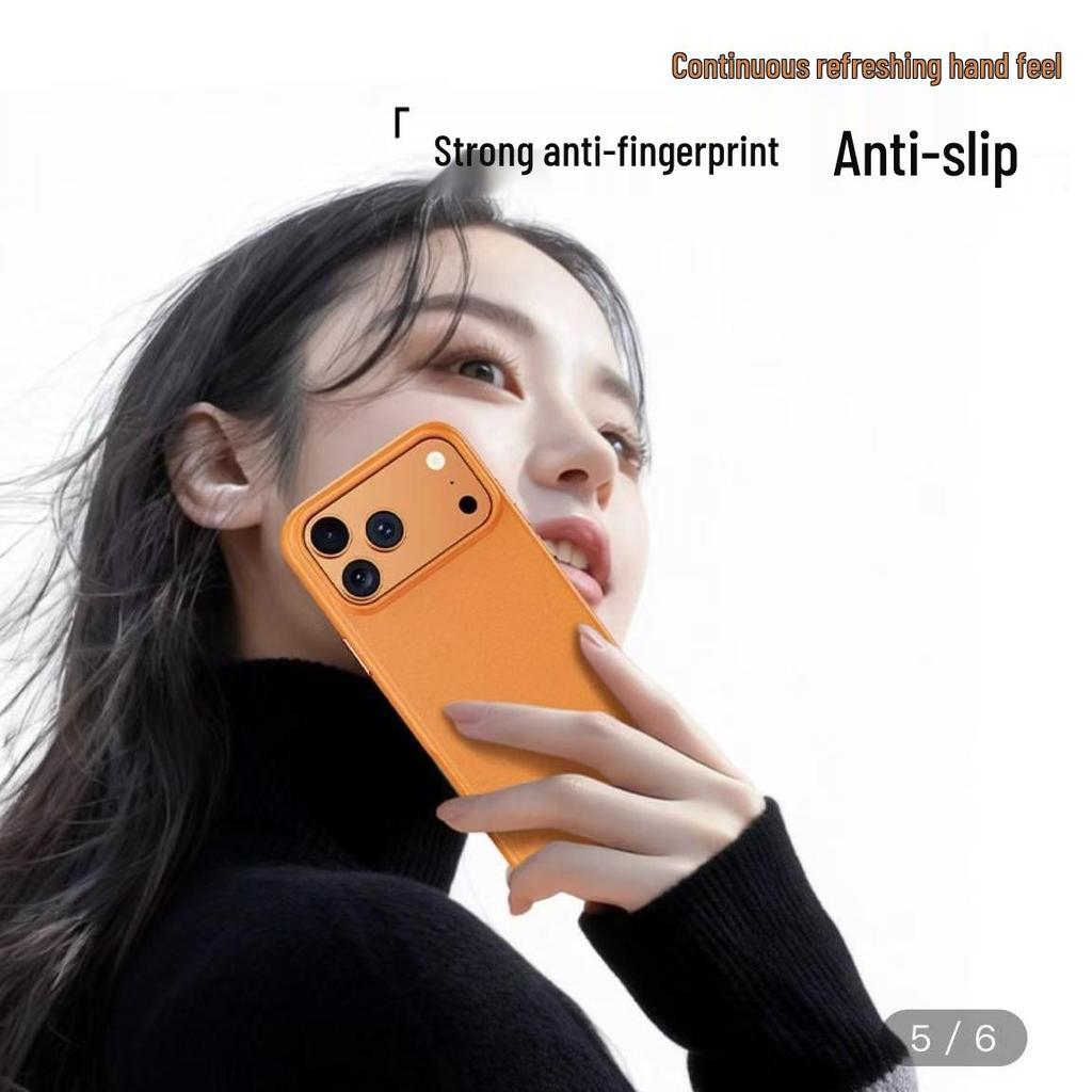 Magnetic Drop-Proof Sandstone Case for iPhone 17 Pro Max / 16 Pro