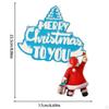 Wood Corner Decoration ,Christmas Door Frame Ornament Party Supplies