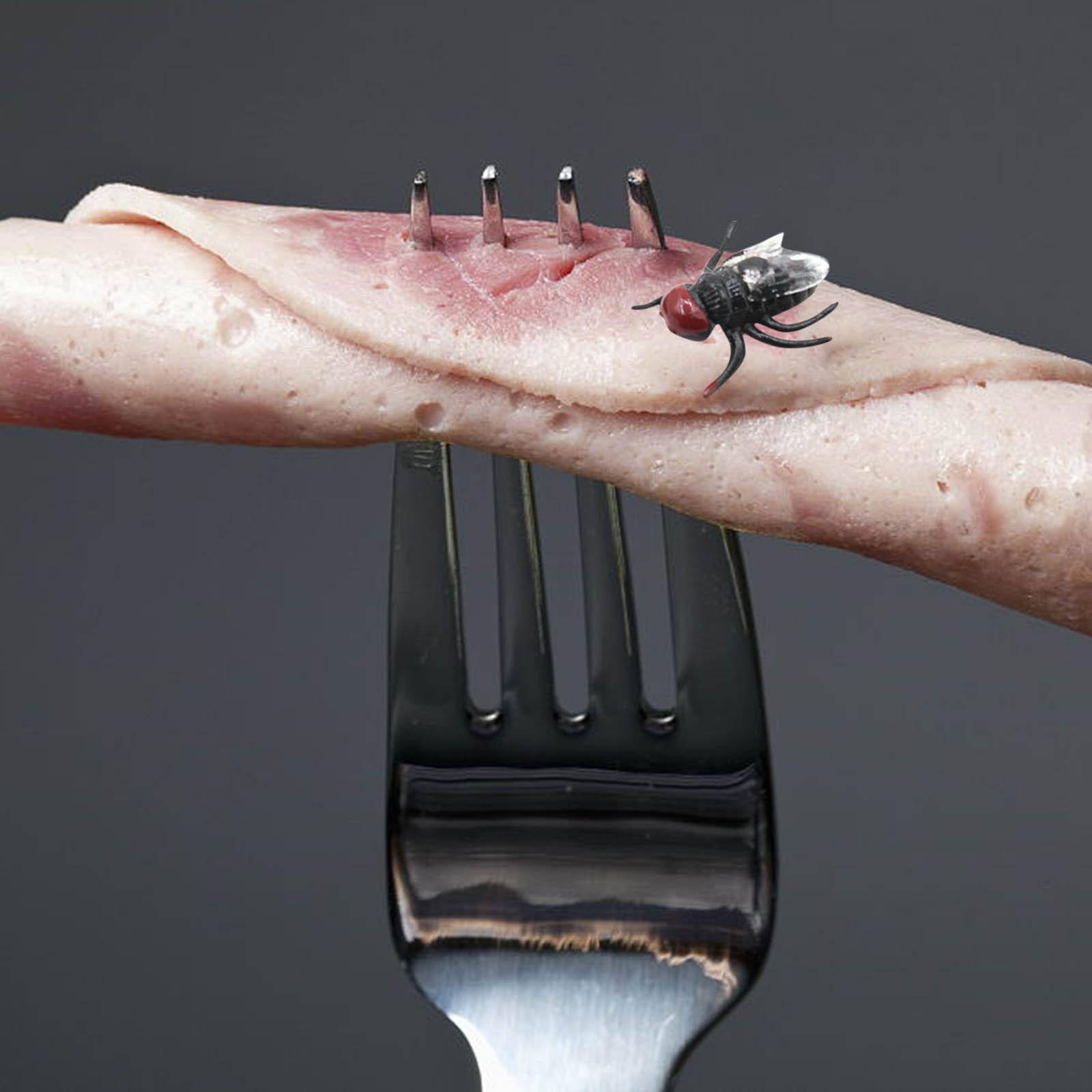 Пластиковые игрушки Поддельные мухи Поддельные пластиковые игрушки-мухи-насекомые — фото 3