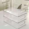 Schreibtisch-Aufbewahrungsbox Acryl-Aufbewahrungsbox Große Größe 20*15*7.5cm