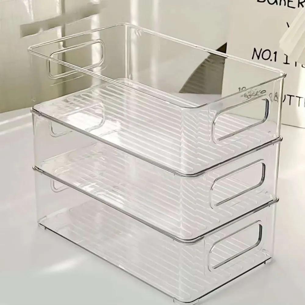 Schreibtisch-Aufbewahrungsbox Acryl-Aufbewahrungsbox Große Größe 20*15*7.5cm