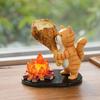 Cat Dog Fox Tealight Holder Animal Shape Holiday Ornament New Decorative Candle Rack  Home Decor