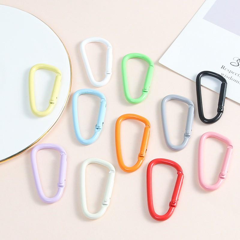Colorful Gourd-Shaped Aluminum Keychain Carabiner for Water Bottles and Accessories