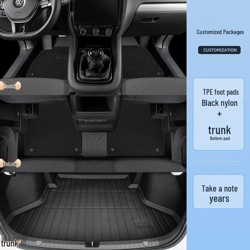 Volkswagen Sagitar Floor Mats & Door Sill Body Kit for Car Interior Style
