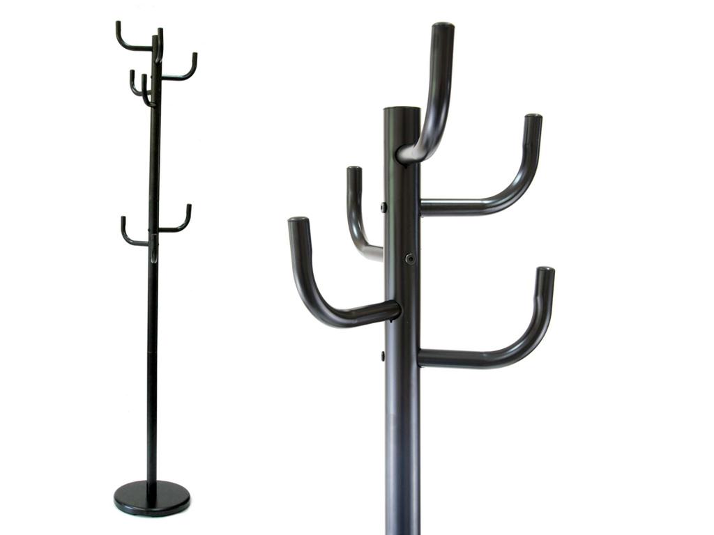 Standing Coat Rack Wiktor 175Cm Black