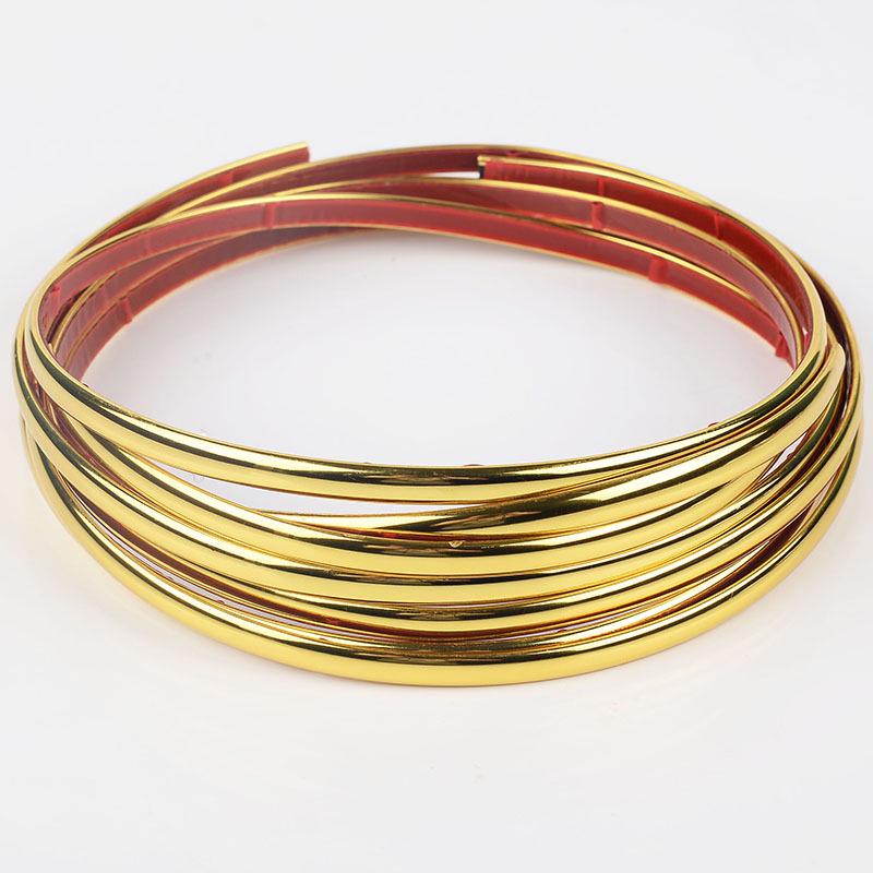 Waterproof Gold Yin-Yang PVC Self-Adhesive Decorative Corner Protector Strip