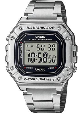 Standard Digital Watch Cheap Casio Chipkashi Metal Band Silver [Casio] W-218HD-1AV Men's [Item]