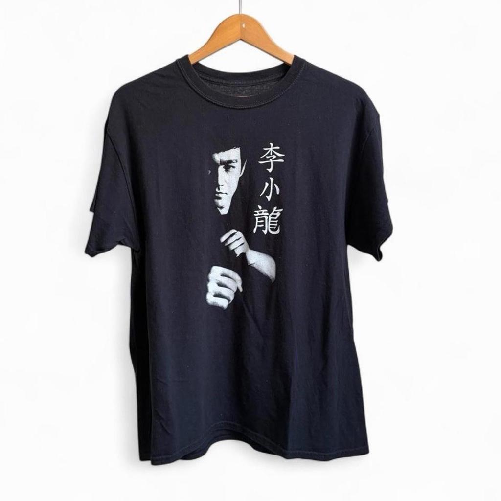 Bruce Lee Y2K MMA Kung Fu Combattimento Arti Marziali Uomo L Ritratto Retro Maglietta Unisex