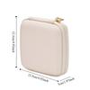 Dustproof Portable Jewelry Organizer Leather Jewelry Display Box  Necklace