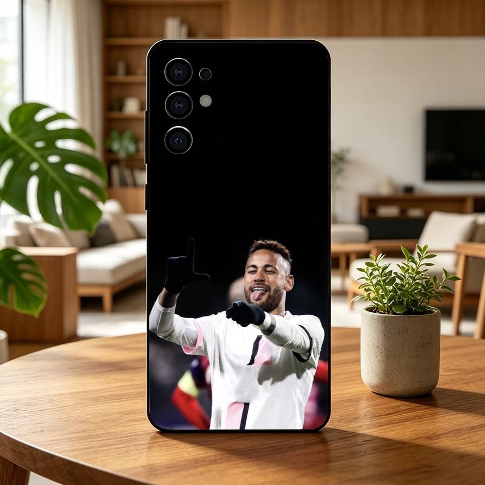 N-Neymar J-jr Fußball 10 Handyhülle Schwarzes Silikon Weich Für Samsung S25,S24,S21,S22,S23,S30,Ultra,S20,Plus,Fe,Lite