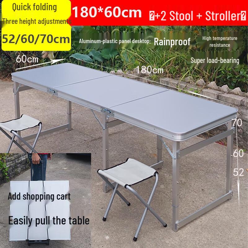 Handun Portable Outdoor Folding Table & Chair Set
