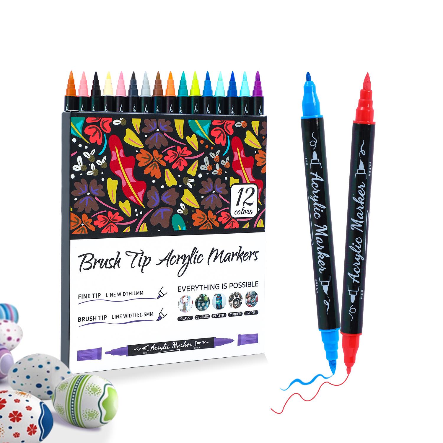 Special Double-Ended Fade-Resistant Acrylic Marker Pen Set for Art & Students