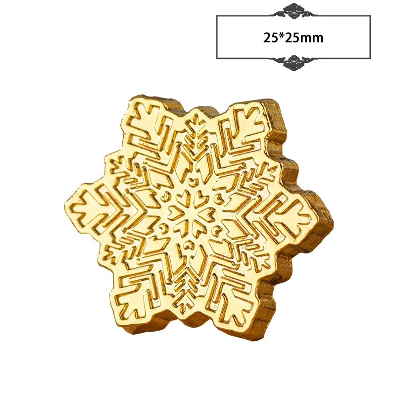 Christmas Wax Seal Stamps Sealing Wax Vintage Sello Candy Retro Envelopes Sealing Stamp Head Wedding Invitations Cards ZT0109