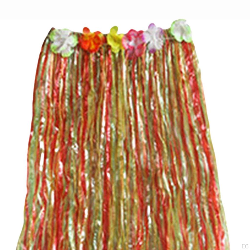 hawaiian Skirt Costume Set Dancewear Glasses for Cosplay Beach Party Decorations