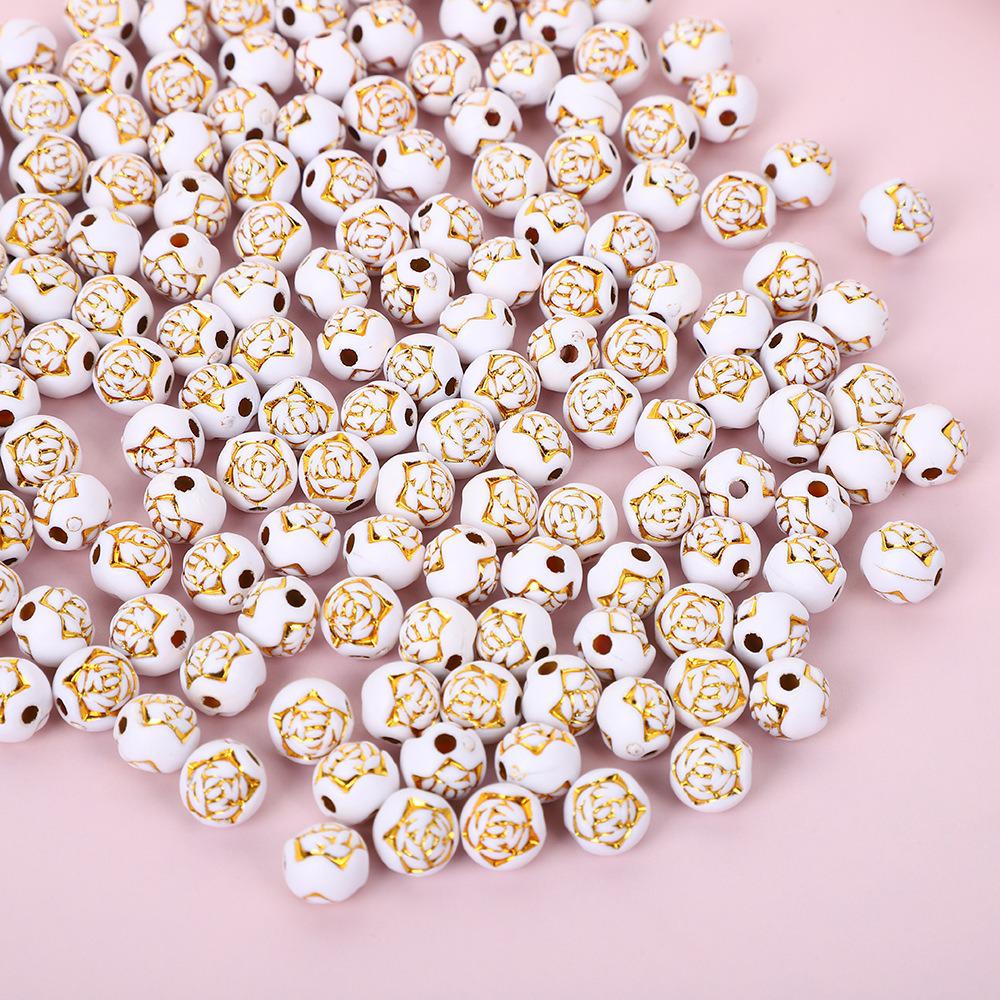 Acrylic Letter Beads for Kids' Jewelry Making – Educational DIY Beading Accessories