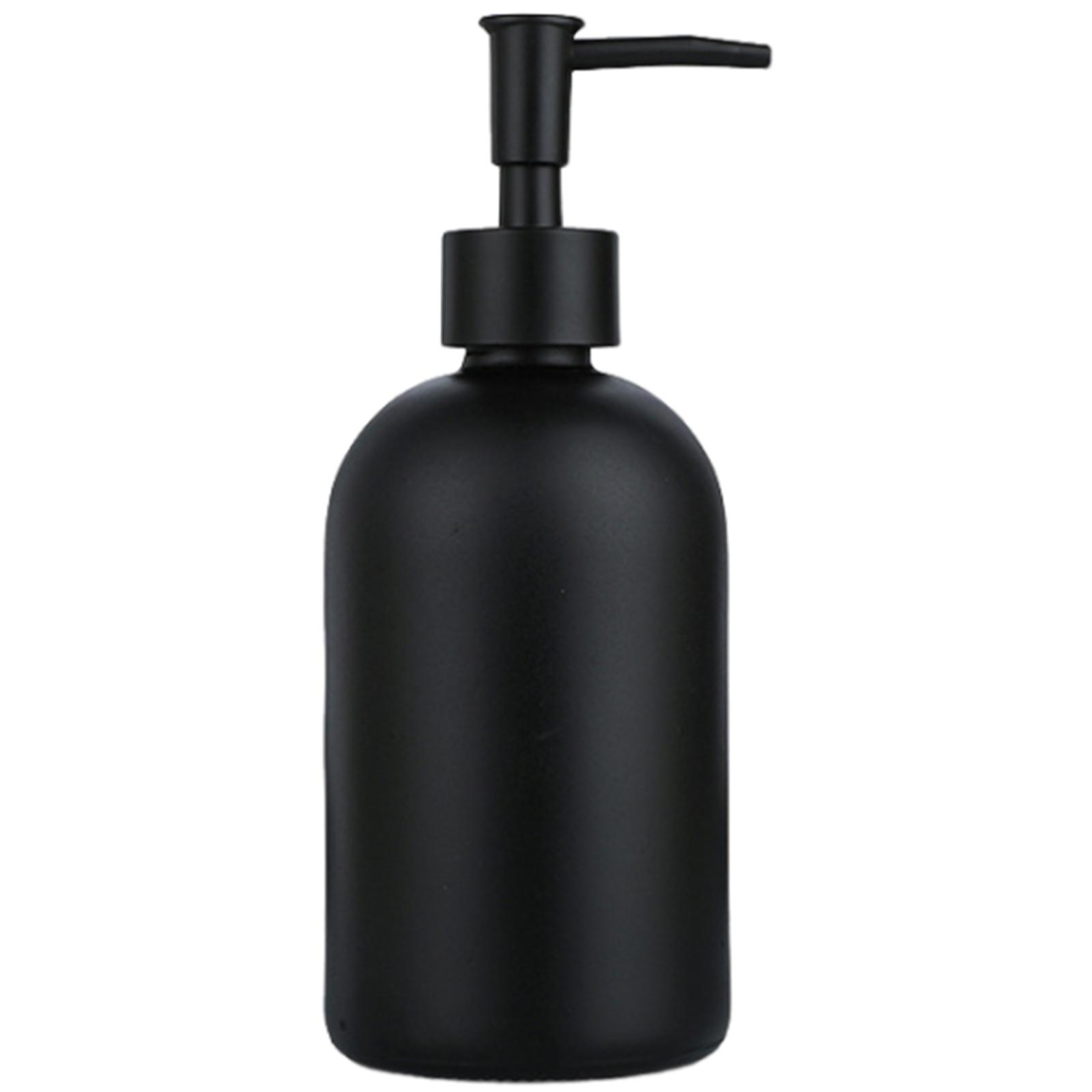 

410ml Soap Dispenser Glass Lotion Bottle with Rustproof Stainless Steel Pump for Bathroom and Kitchen Use 4