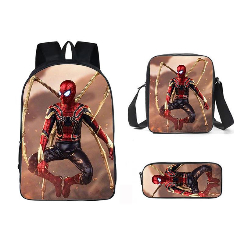 Backpack Piece Three Set Waterresistant Material Kids For