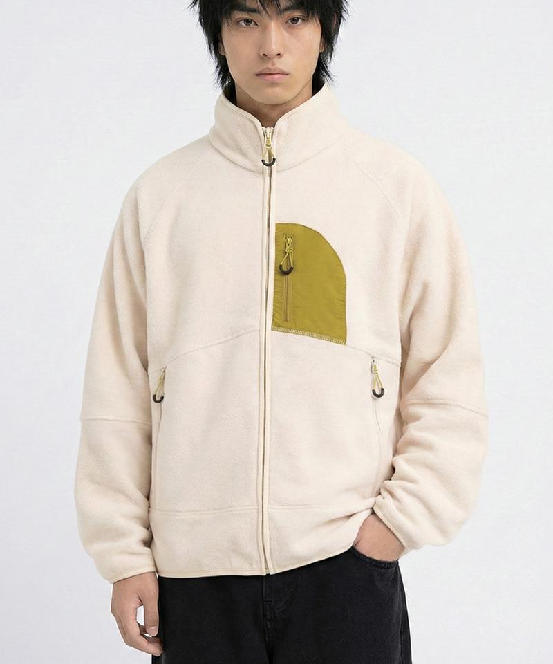 Underoff Mountain Fleece Zip-Up Jacket Mustard