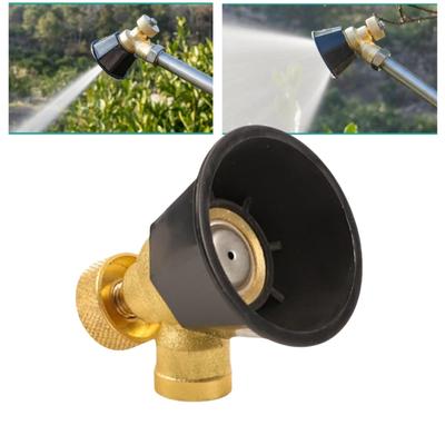 1PCS Brass/Alloy Nozzle Agricultural Atomization Adjustable Nozzle Black Whirlwind Agricultural Sprinkler Head Garden Tool