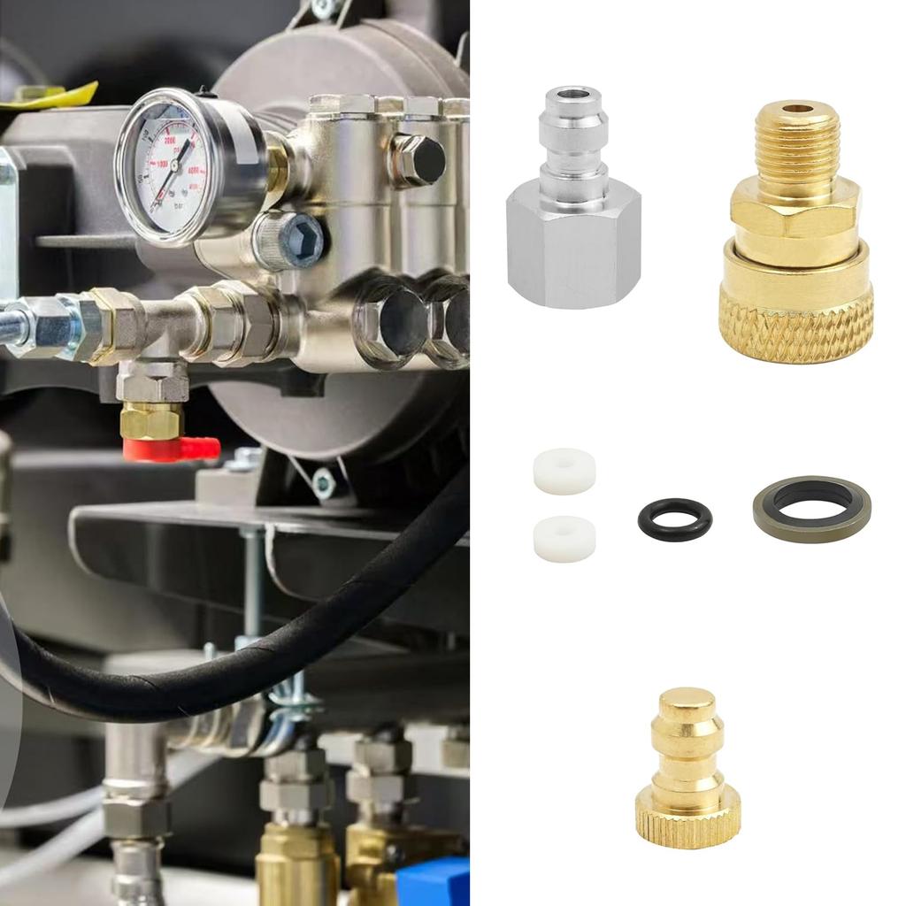 Multipurpose 1/8 Inch BSP Quick Releases Coupler Fitting Home Accessory for Air Rifles and Paintball Equipment