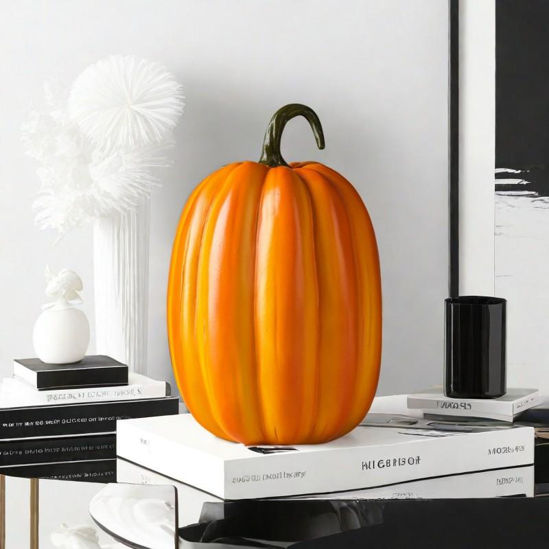 Modern Minimalist Resin Pumpkin Decorative Figurine Halloween Home Party Decoration