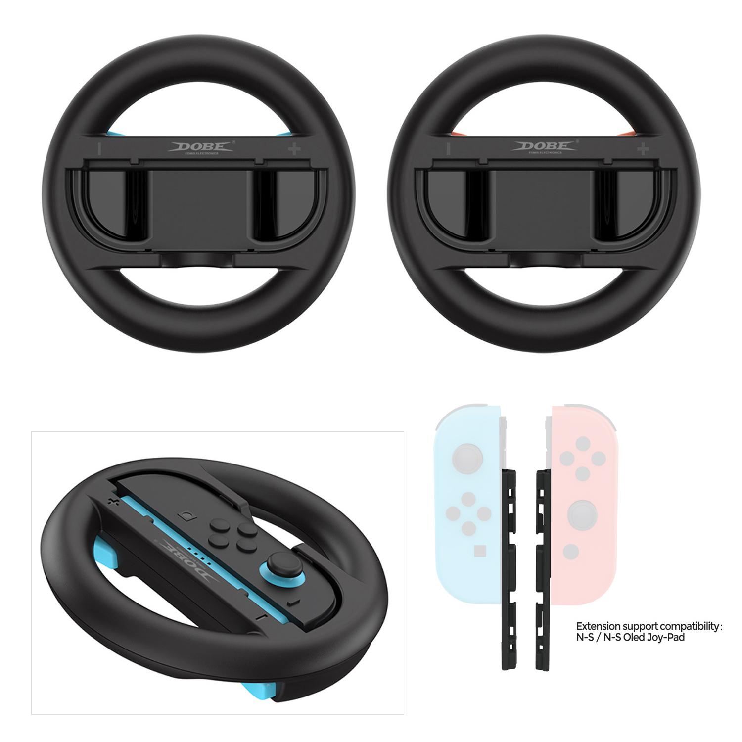 

DOBE TNS-3196S Steering Wheels for Nintendo Switch/Switch OLED Console Joy-Cons Racing Wheels Joycon Controller