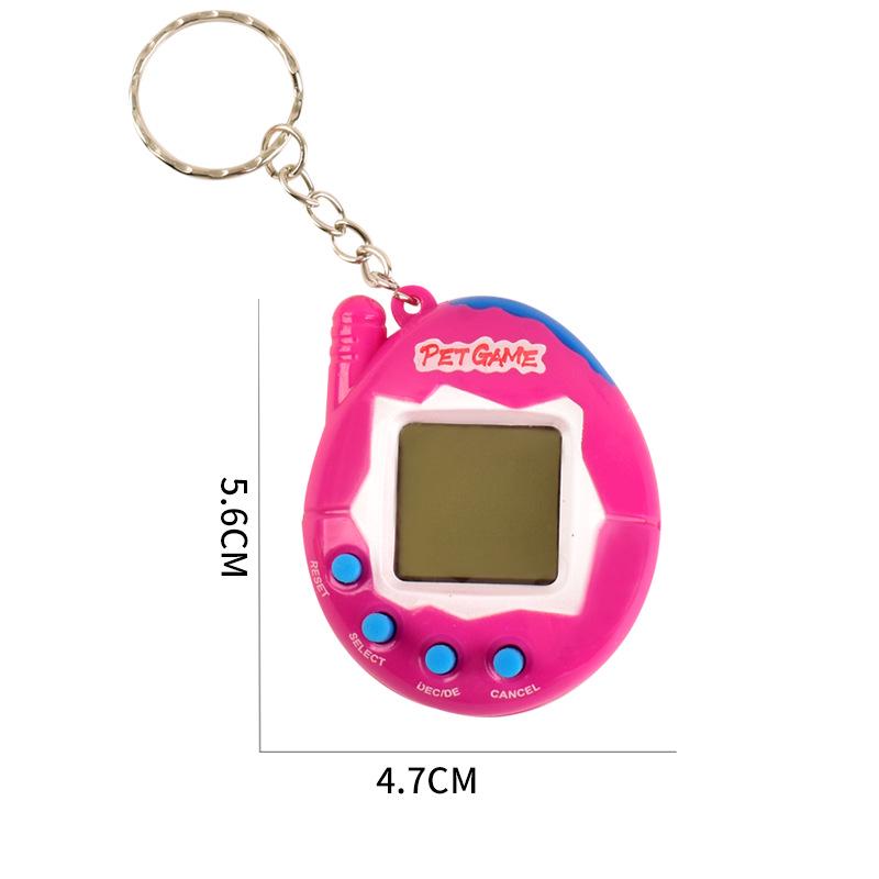 Mini Handheld Virtual Pet Game Console Keychain Toy Gift