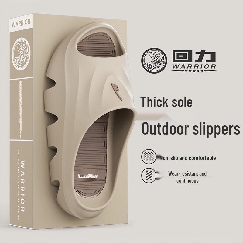 

Huili Men s Model 0586 Non-Slip Thick-Soled Summer Slippers 40-41