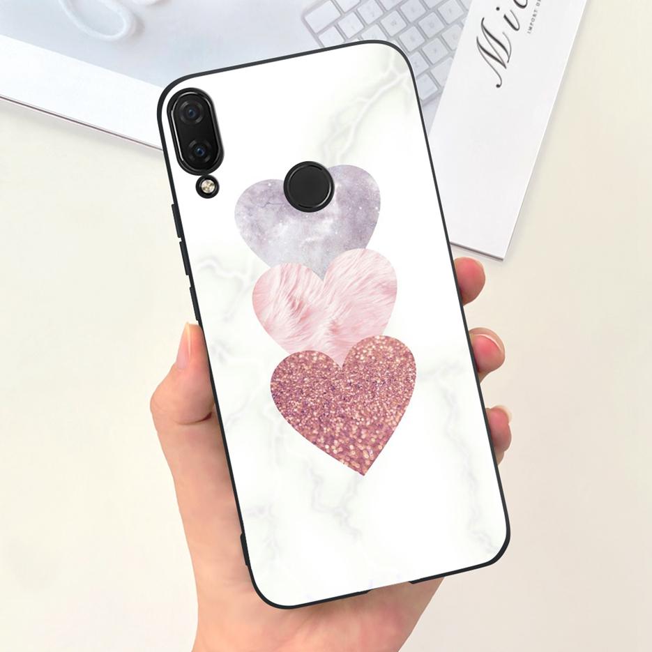 For Huawei Nova 3i Case INE-LX1 Cute Astronauts Cover Soft Silicone Phone Case For Huawei P Smart Plus 2018 Nova3i Fundas Bumper