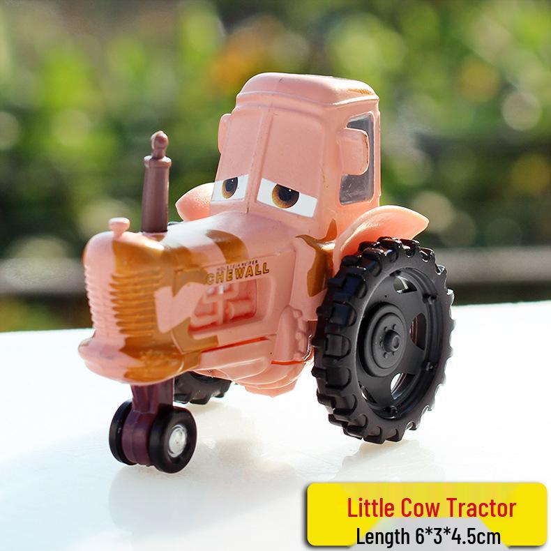 Pixar Cars Alloy Toy Set: McQueen, Mater, Sally, Sheriff Models