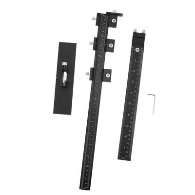 Cabinet Hardware Handle Jig Aluminum Alloy Woodworking Drilling Hole Guide Punch Locator for Handle