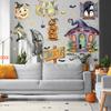 Ma15085 Cute Halloween Element Cabin Ghost Wall Sticker Bedroom Living Room Home Background Decoration Wall Sticker