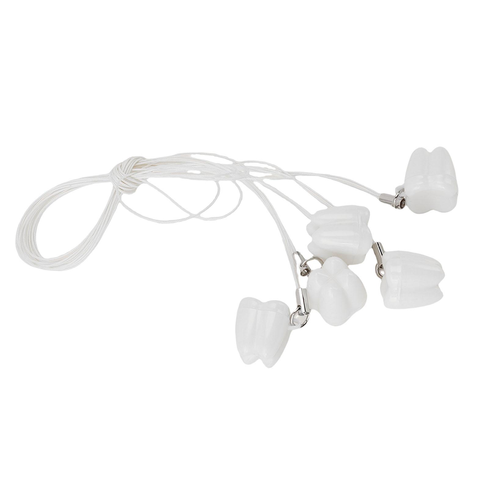 50 шт Пластиковый контейнер для хранения молочных зубов органайзер для дома и путешествий белый белый 1289₽