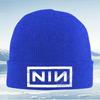 NIN Logo White Frame Bars Men Women Unisex Knitted Hat Beanie Pullover Cap Winter Thermal Warm Christmas Outdoor Cycling Hiking
