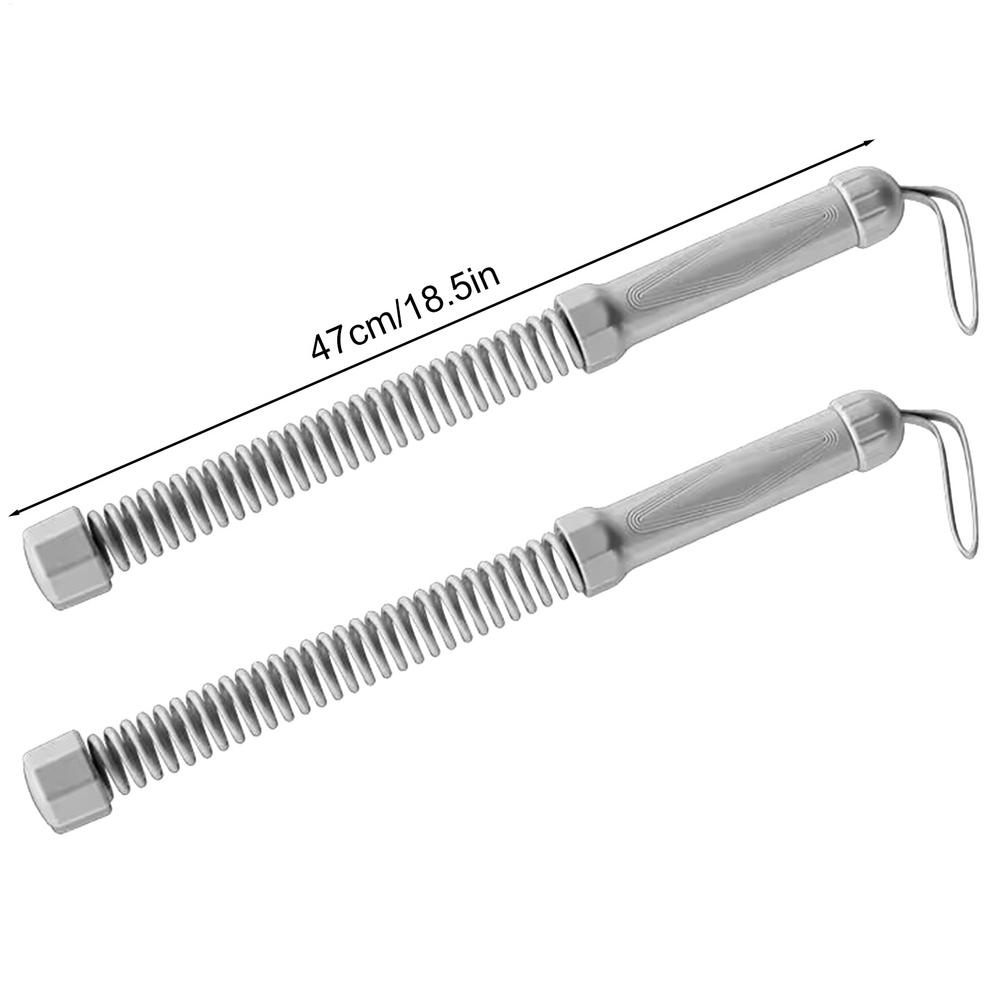 

2 Pieces Battle Ropes Rope Workout Anti-Knot Cordless Fitness Strap Shock-Absorbent Non-Slip Compact for Muscle Training Sports серый