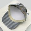 New Men Women Korean Embroidered Letters Striped Baseball Hats Sunshade Personal Versatile Casual Peaked Caps Fashion Travel Ins