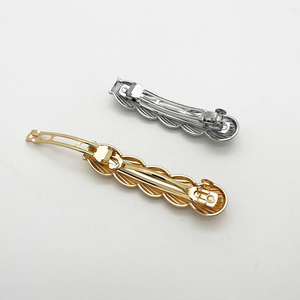 Cross-border Ocean Shell Spring Clip: Cool Back-of-Head Half-tied Hair Accessory