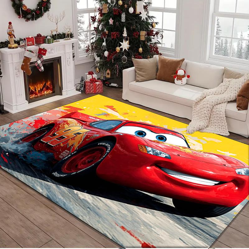 Racing car Rug Area rug for Livingroom, Bedroom, Palyroom, Chair Rug, Office Rug, Floor mat, Large Size Fan Christmas Birthday gift