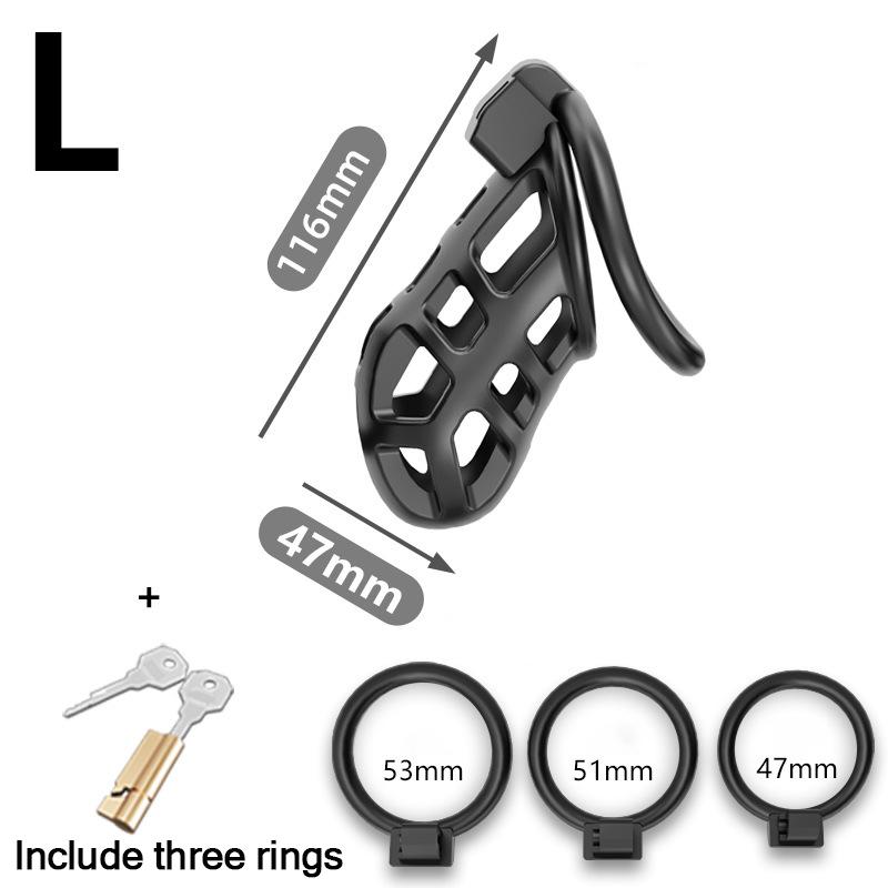 Male Chastity Cage Sissy Belt Invisible Chastity Lock Rings With 3/4 Sizes Cock Cage Bondage Device Sex Toys For Men Adults