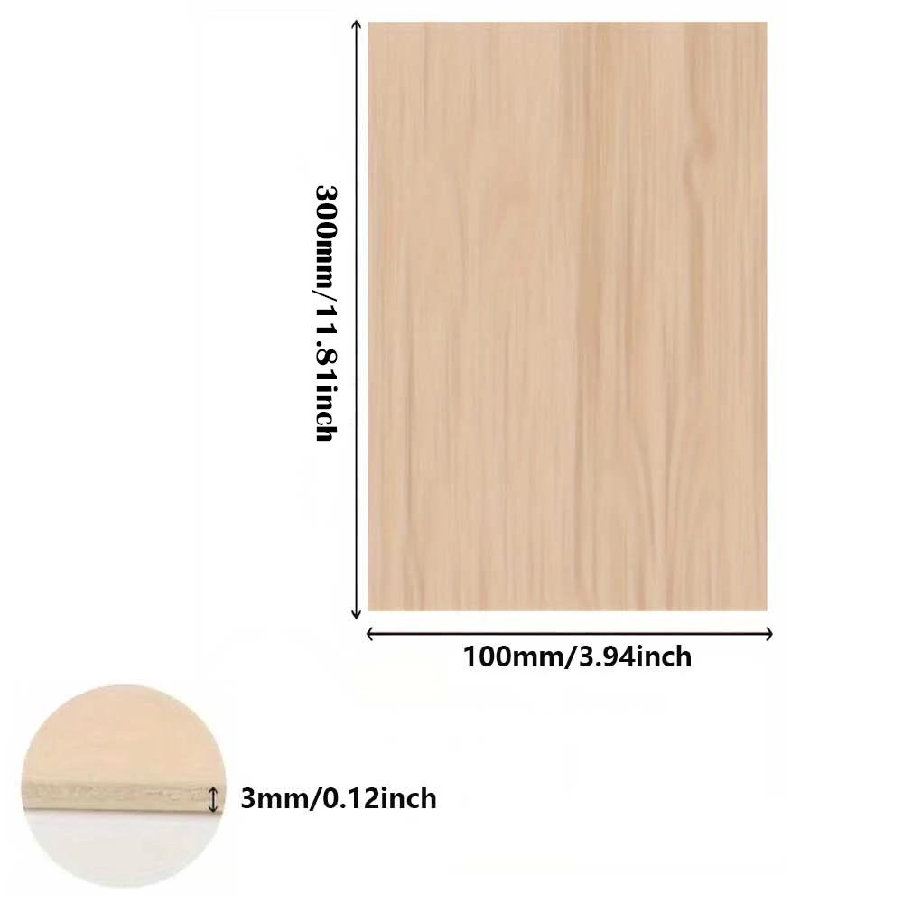 5-20Pcs Model Making Balsa Wood Sheets ,Balsa Wood Sheets Ply in Multiple Sizes & Thickness, Easy to Cut for DIY Crafts