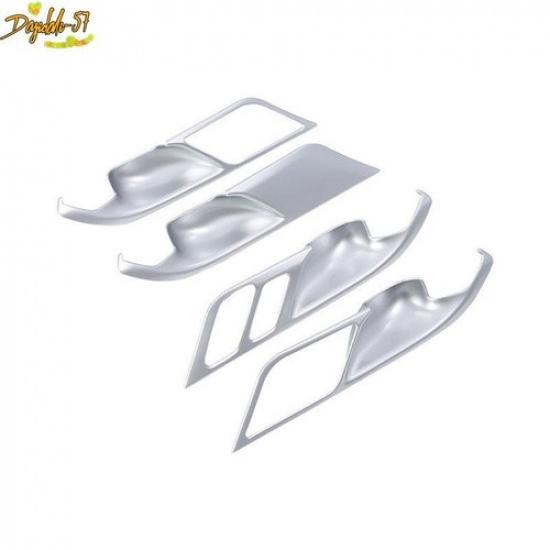 Chrome Interior Door Handle Bowl Cover Trim Accessories For BMW X3 G01 2018-