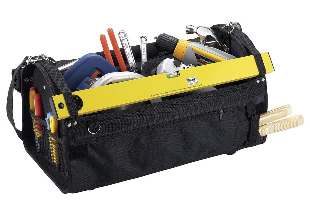JEJ Astage ACCS Tool Carry W55 x D28 x H28 with handle Tool [Approx. (33cm upright)] Storage, Black, TC-550