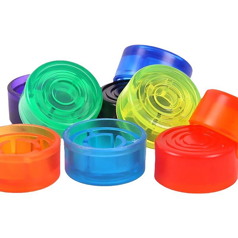 

20 шт. Накладки на футсвитчи, накладки на педали гитарных педалей, разноцветные колпачки для кнопок педалей, ручки для ножного переключателя гитарных педалей для педалборда