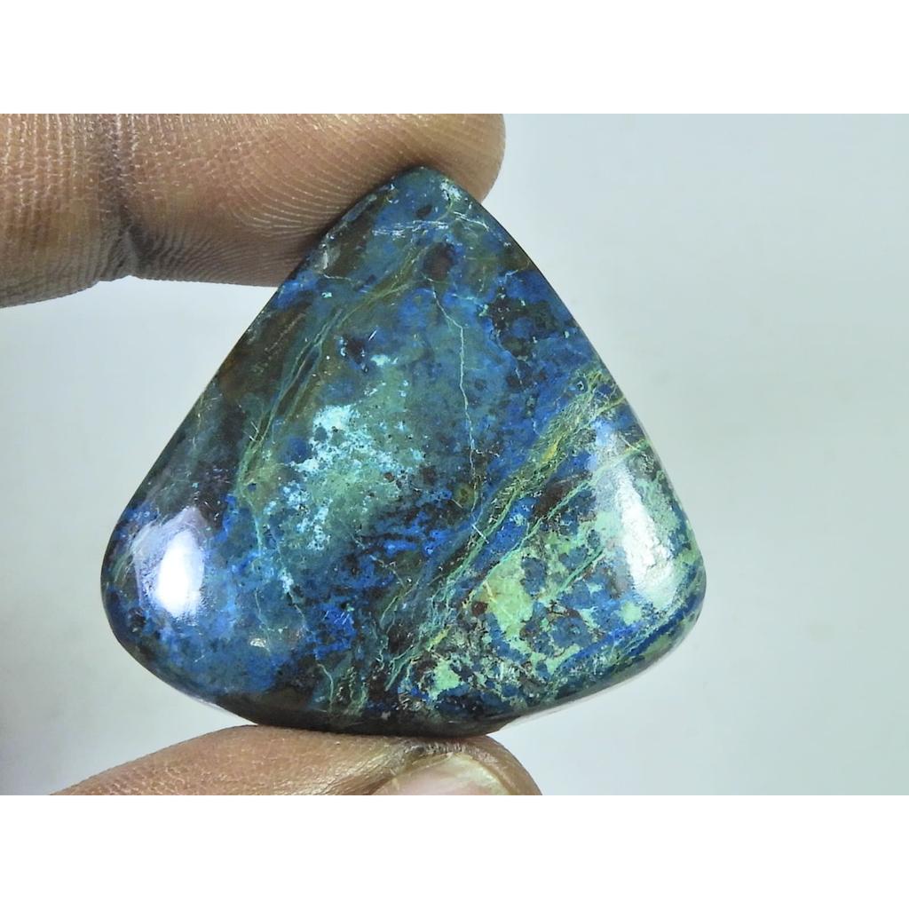 35X35X06 MM Natural Shattuckite Pear Cabochon Loose Designer Gemstone 76Cts. D-291