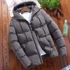 Giacca Invernale da Uomo con Cappuccio Slim Fit Maniche Lunghe Coulisse Tasche Antivento per Uso Quotidiano