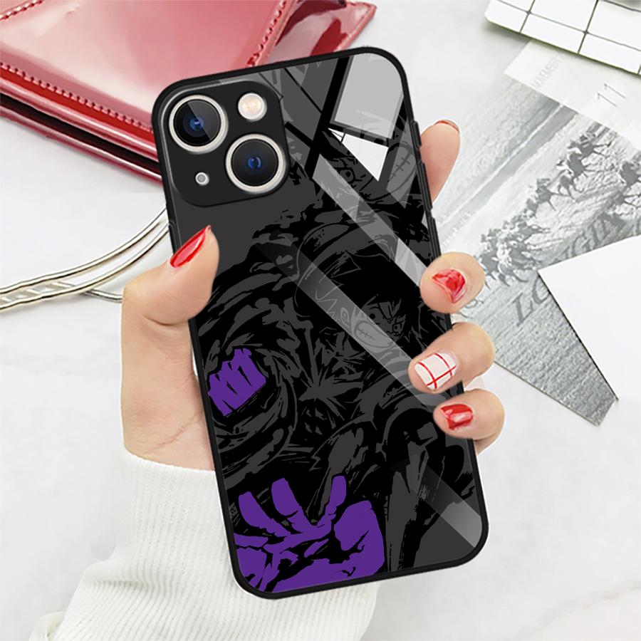 Glass Phone Cover Case for iPhone 17 Pro Max 11 16 15 Plus XR Air 13 12 8 14 Cool OneS P-ieceS