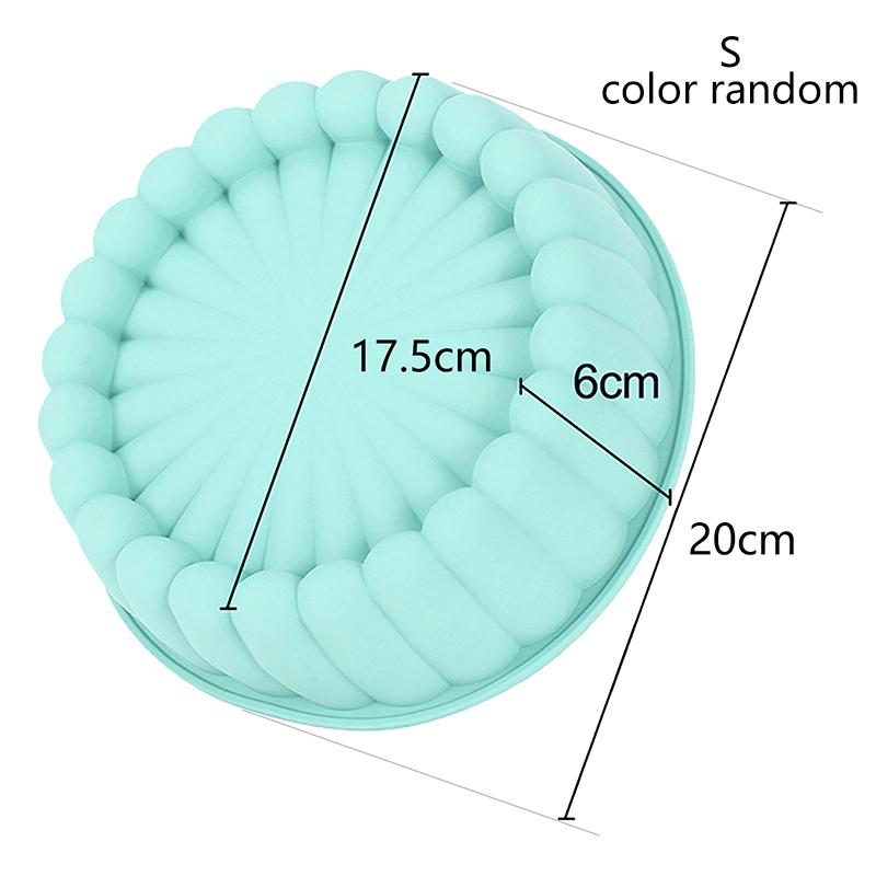 Silicone Round Baking Pan Charlotte Cakes Baking Pan Sponge Flan Mold Shortcake Baking Pan Kitchen Silicone Mould