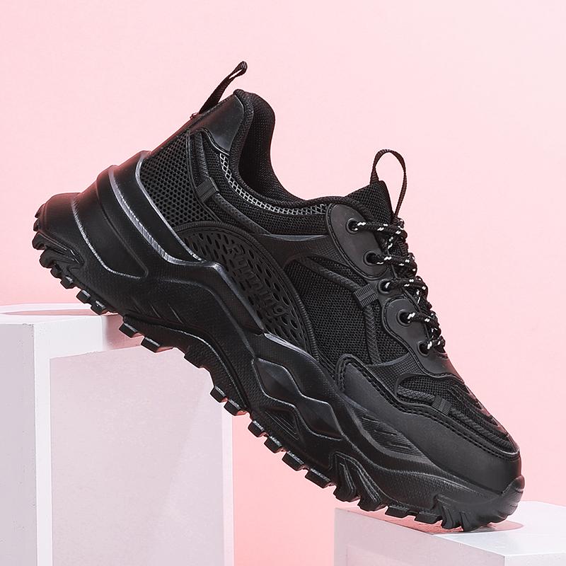 Women Shoes Breathable Casual Thick Sole Sneakers for Men Trainers Platform Shoes Couples Lightweight